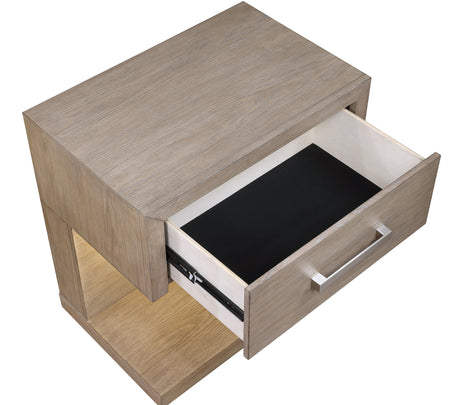 Kenora Nightstand with LED Lighting - Furniture World