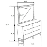 Sonora Dresser with Mirror - Furniture World