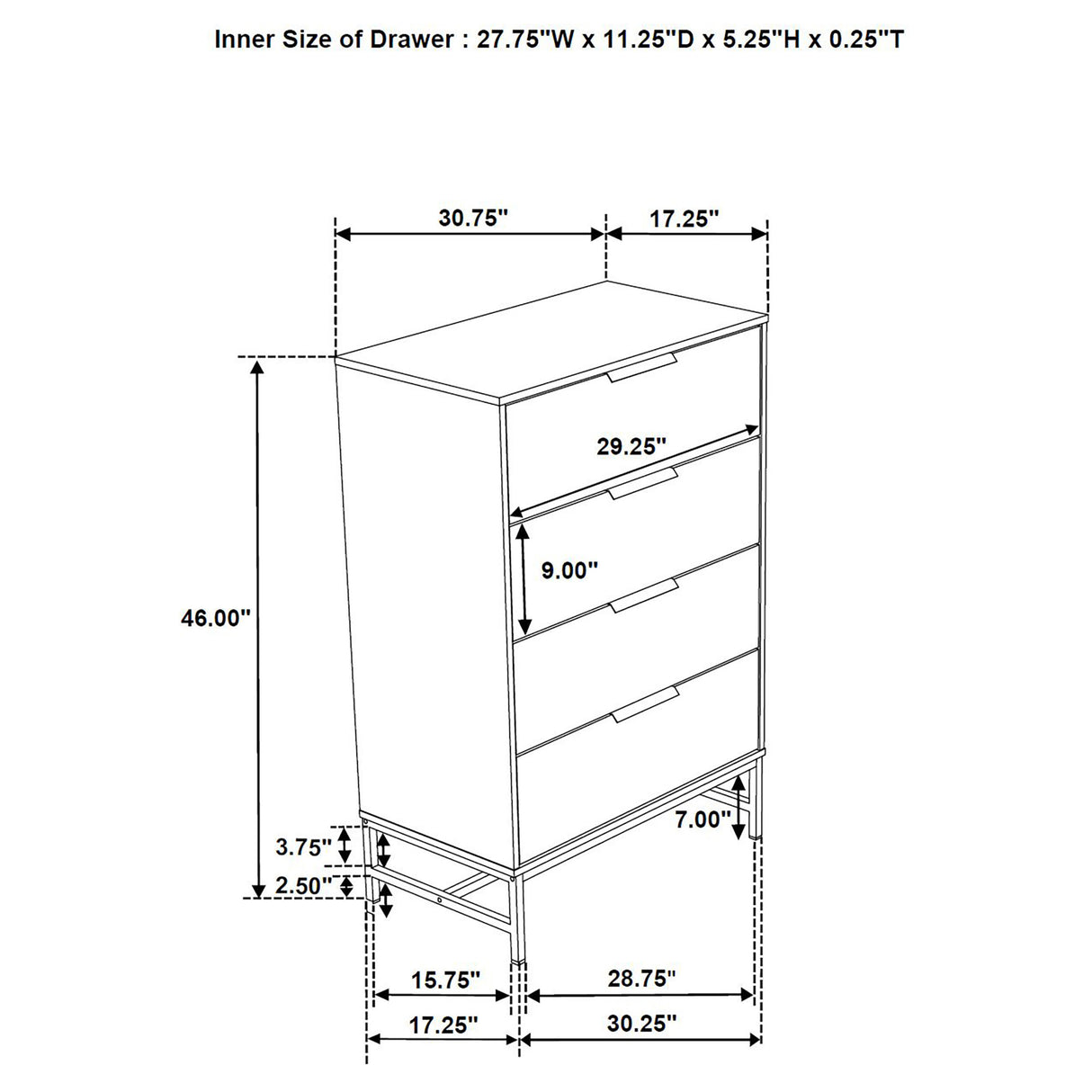 Sonora Chest of Drawers - Furniture World