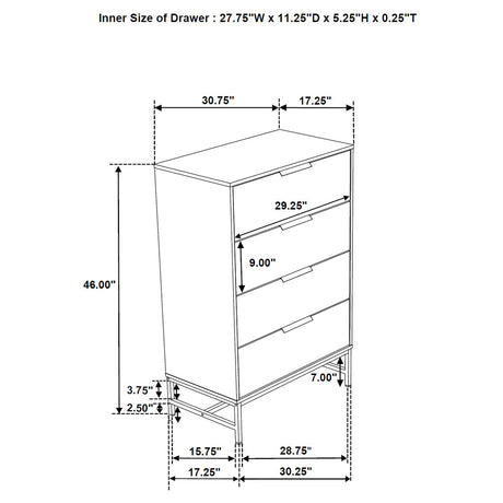 Sonora Chest of Drawers - Furniture World