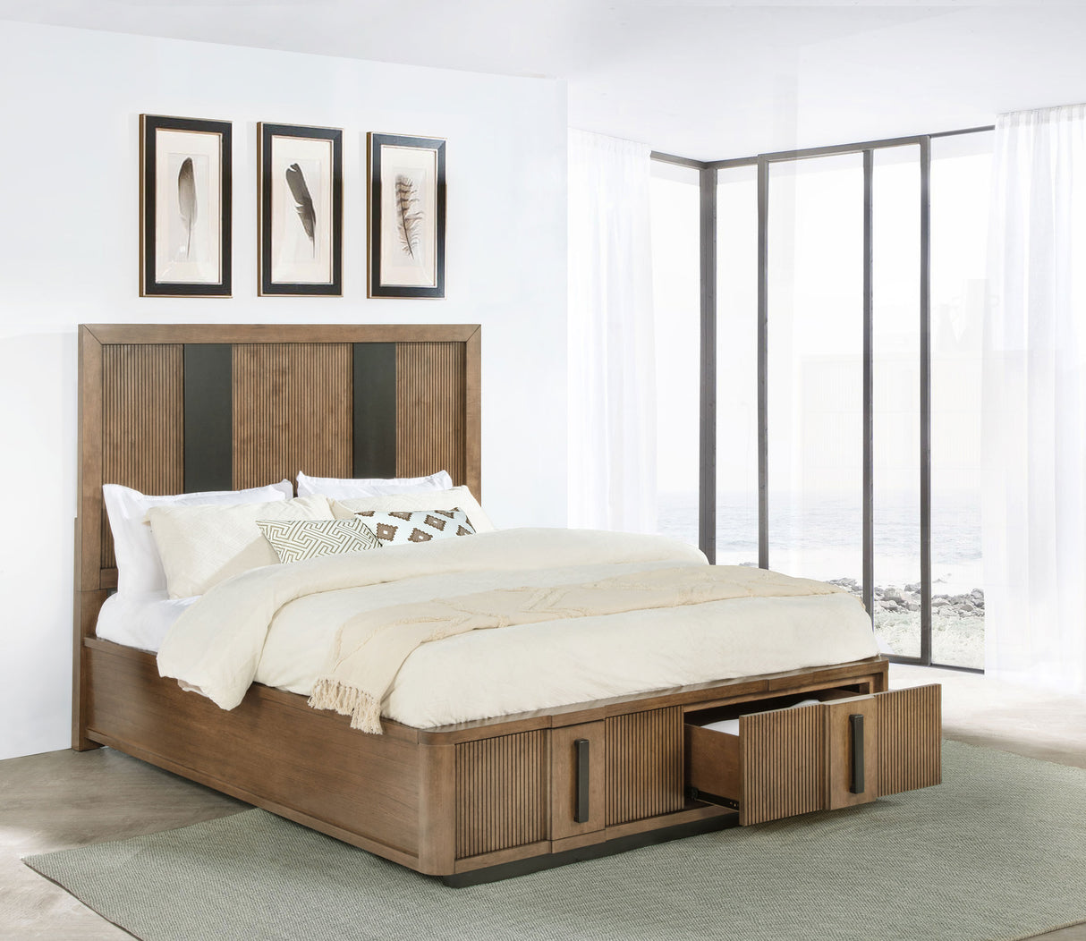 Terrace Panel Platform Storage Bed - Furniture World