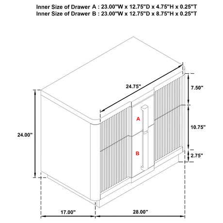 Terrace Nightstand - Furniture World