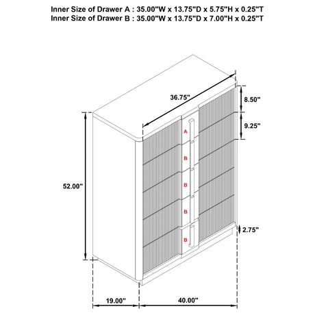 Terrace Chest of Drawers - Furniture World