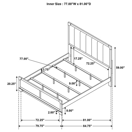 Gran Park Panel Bed - Furniture World
