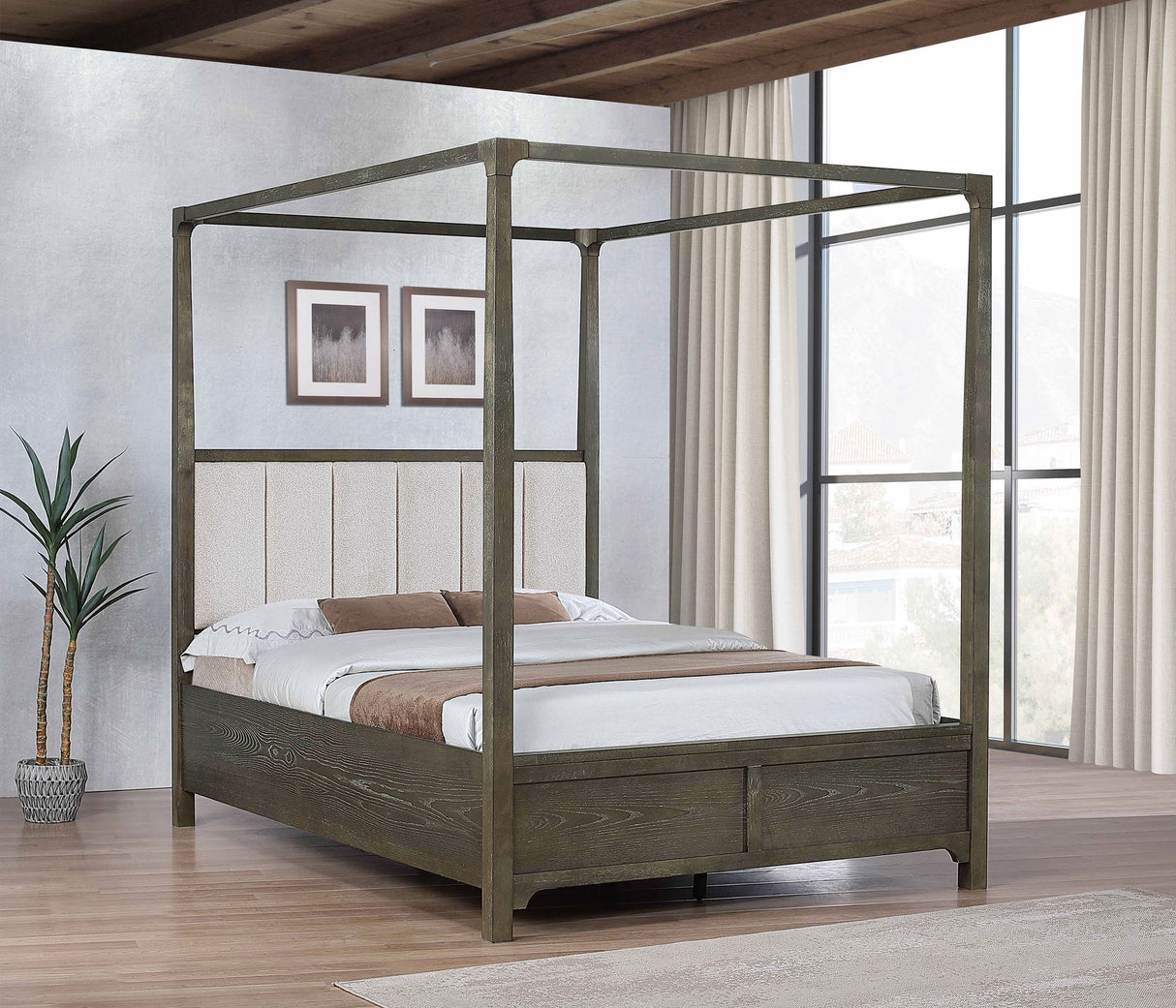 Gran Park Canopy Panel Bed - Furniture World