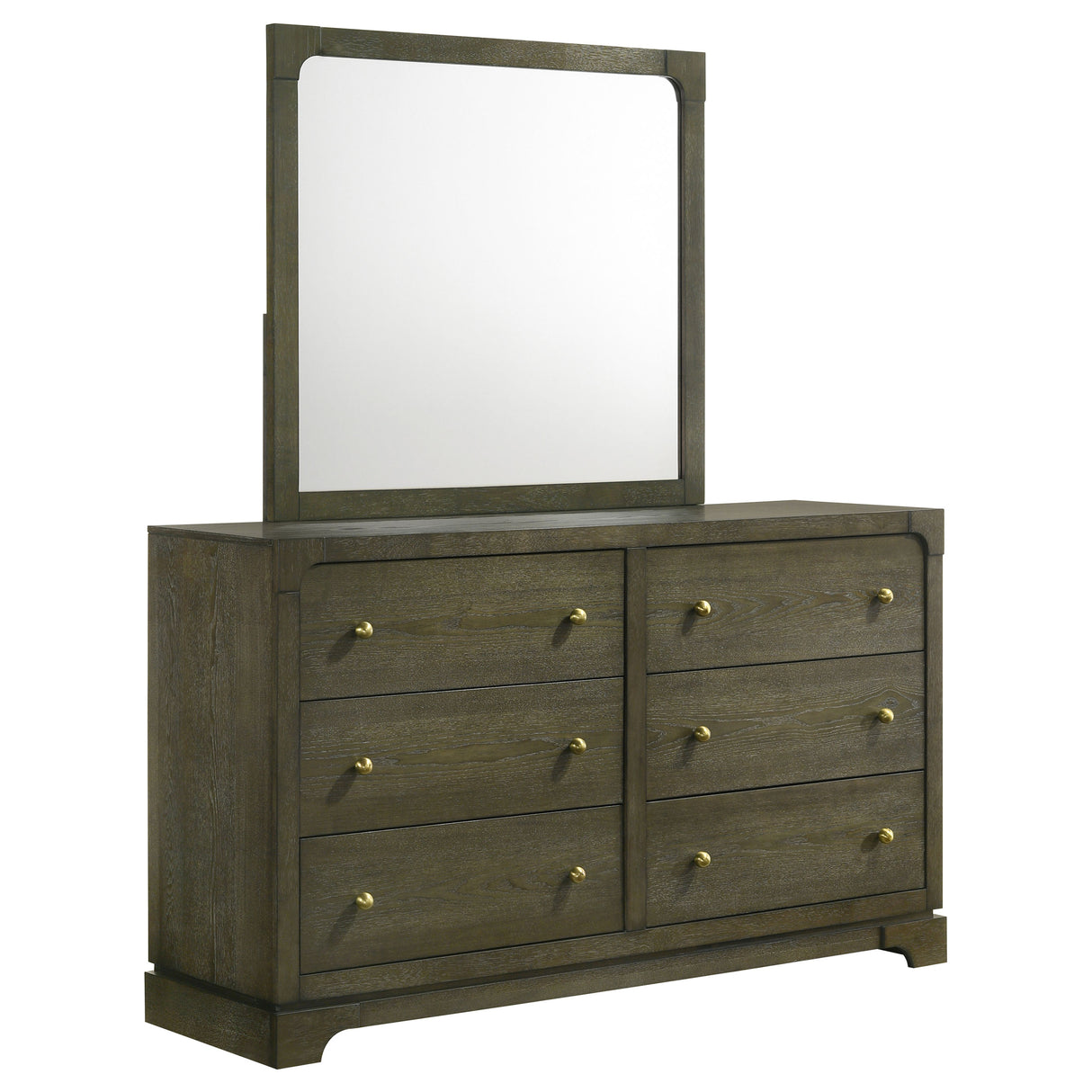 Gran Park Dresser with Mirror - Furniture World