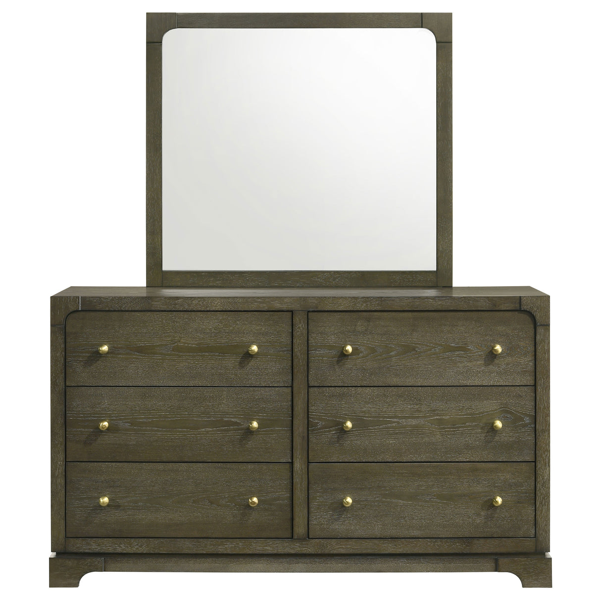 Gran Park Dresser with Mirror - Furniture World