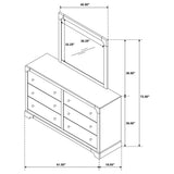 Gran Park Dresser with Mirror - Furniture World