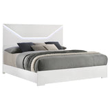Ives Panel Bed with LED Lighting - Furniture World