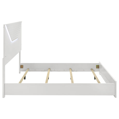 Ives Panel Bed with LED Lighting - Furniture World