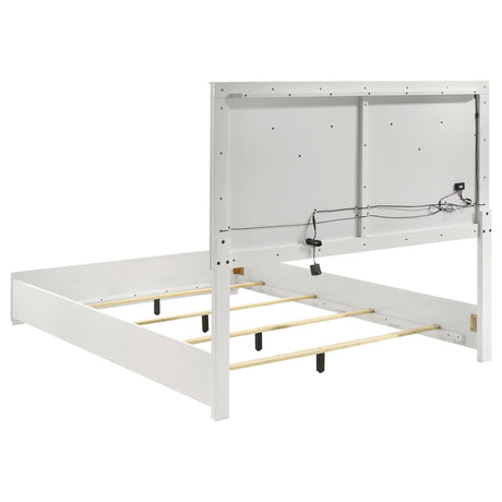 Ives Panel Bed with LED Lighting - Furniture World