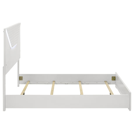 Ives Panel Bed with LED Lighting - Furniture World