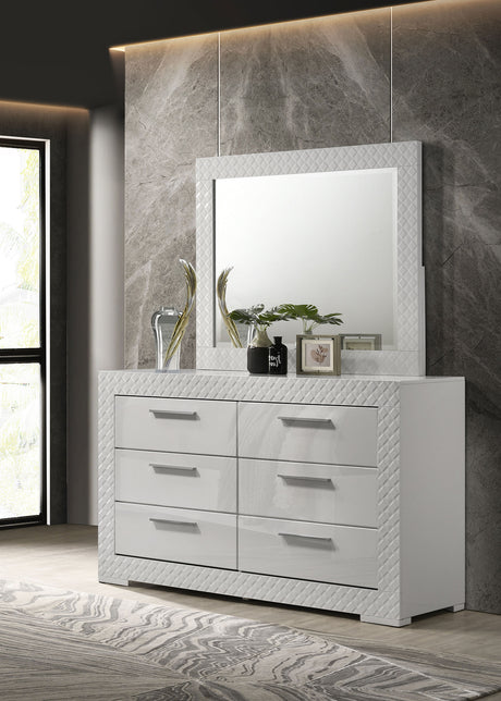 Ives Dresser with Mirror - Furniture World