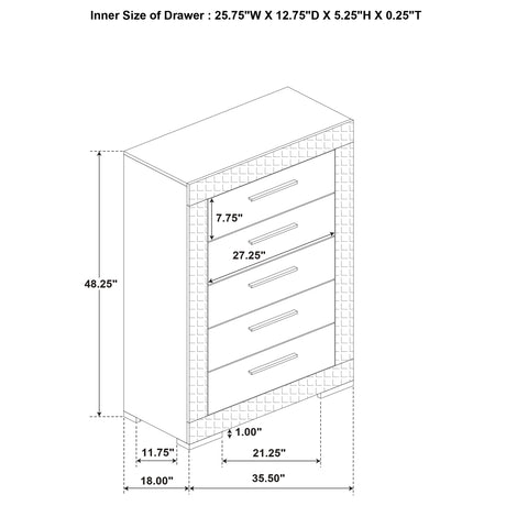 Ives Chest of Drawers - Furniture World