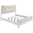 Marmore Panel Bed with LED Lighting - Furniture World