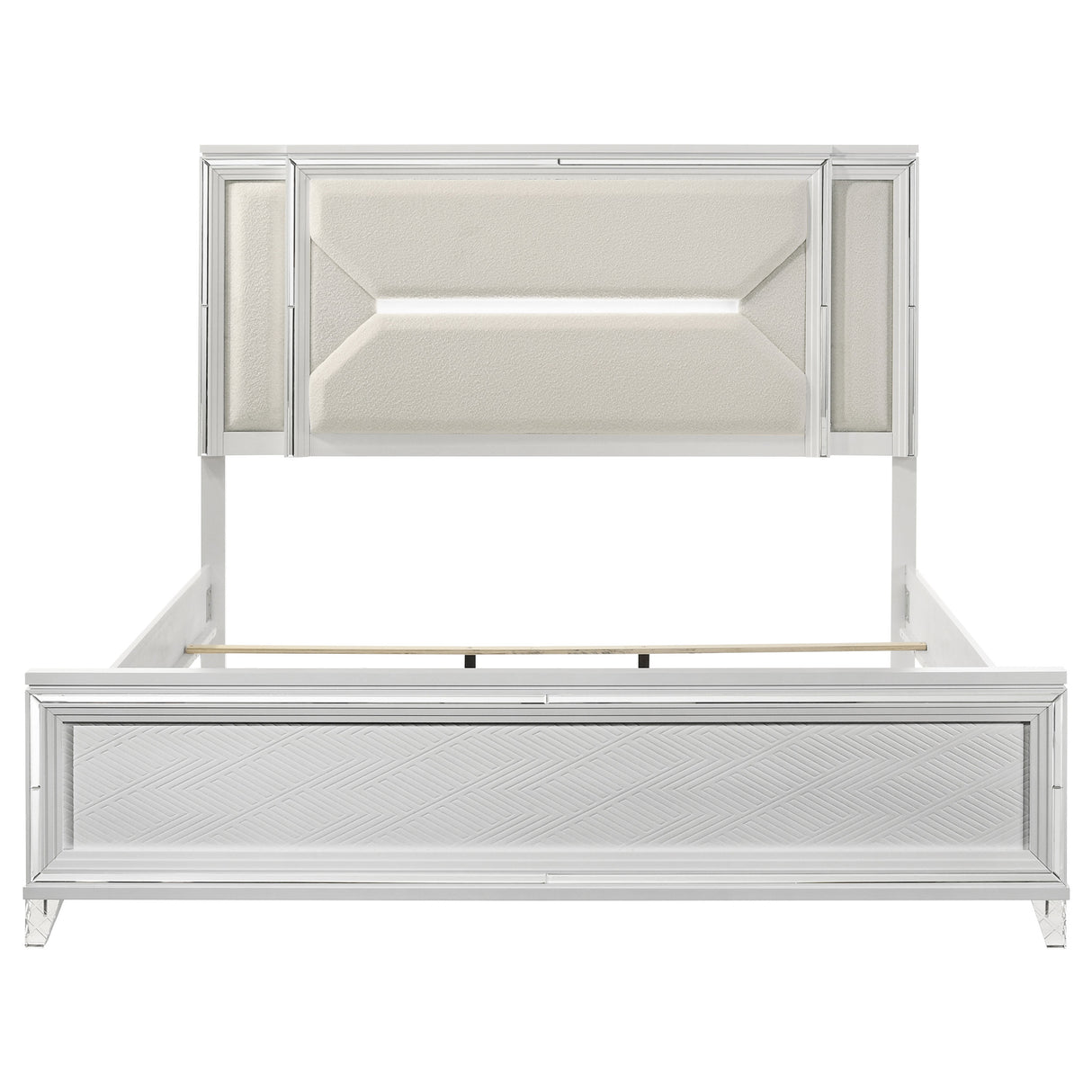 Marmore Panel Bed with LED Lighting - Furniture World