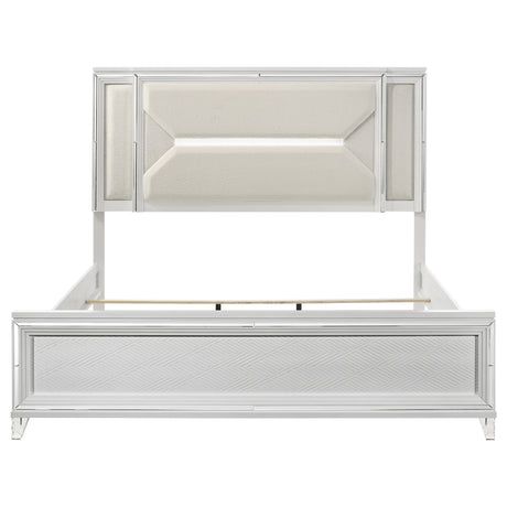 Marmore Panel Bed with LED Lighting - Furniture World