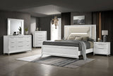 Marmore Panel Bed with LED Lighting - Furniture World