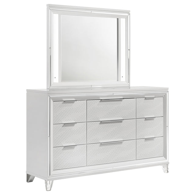 Marmore Dresser with Mirror - Furniture World