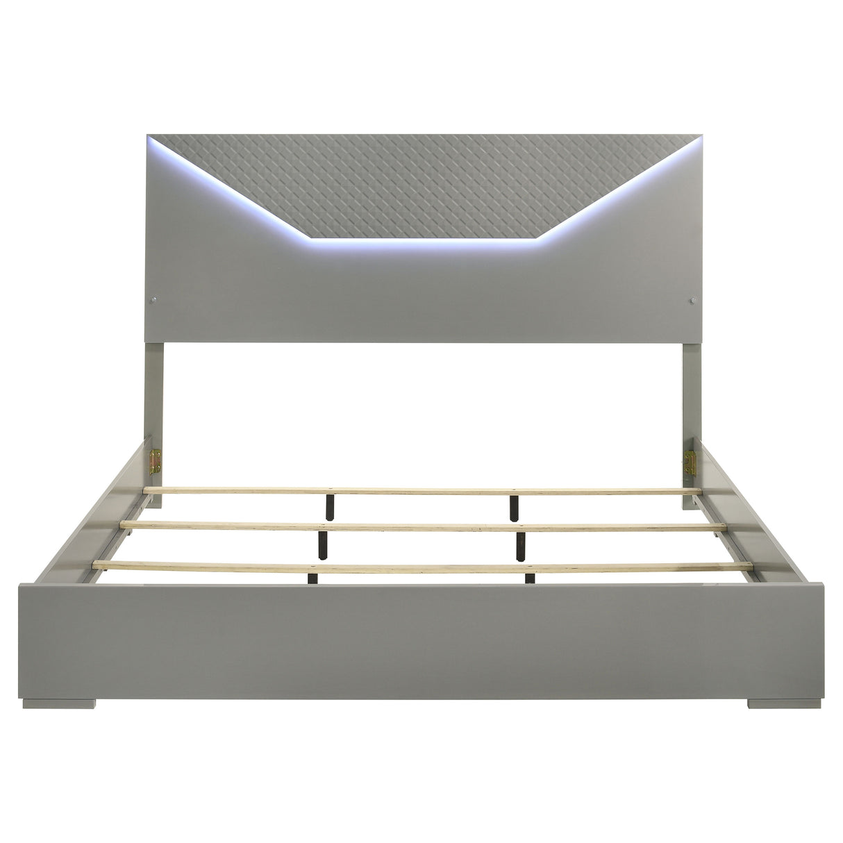 Ives Panel Bed with LED Lighting - Furniture World