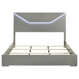 Ives Panel Bed with LED Lighting - Furniture World