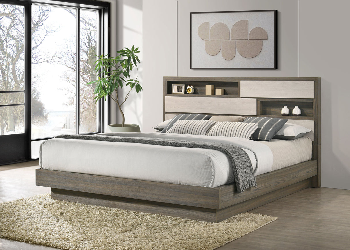 Fenwick Bookcase Platform Bed - Furniture World