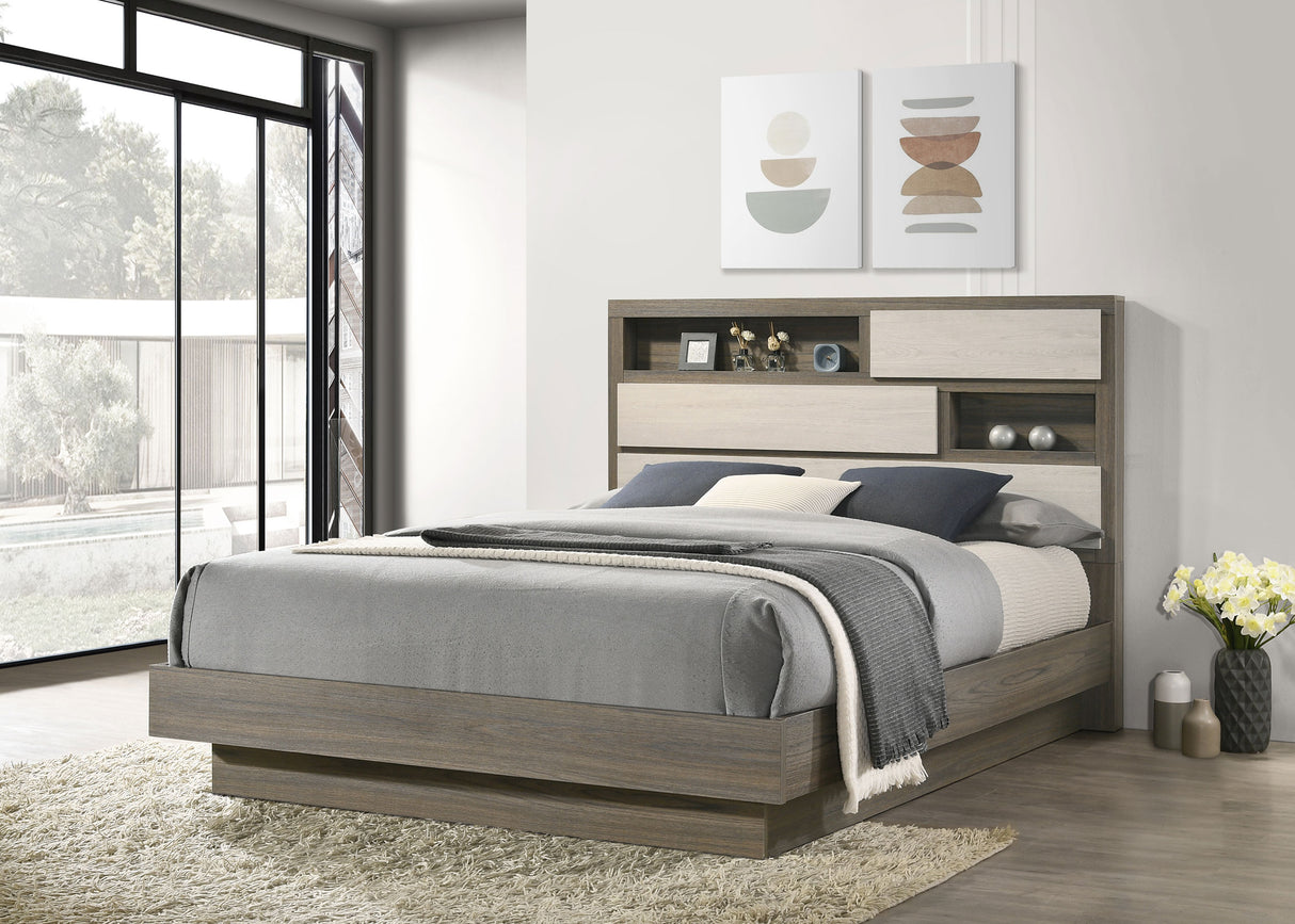 Fenwick Bookcase Platform Bed - Furniture World