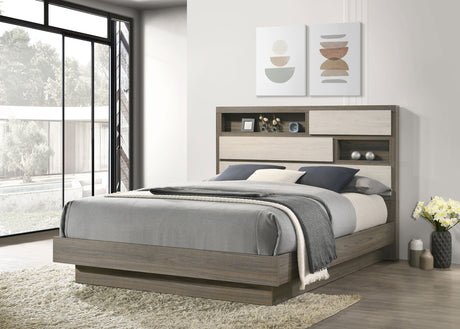 Fenwick Bookcase Platform Bed - Furniture World