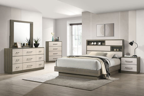 Fenwick Bookcase Platform Bed - Furniture World