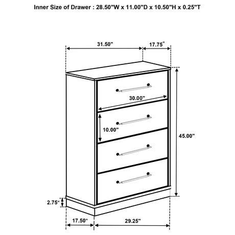 Fenwick Chest of Drawers - Furniture World