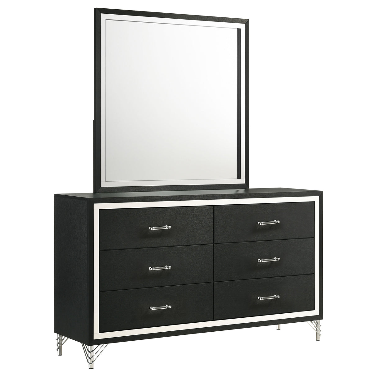 Lucia Dresser with Mirror - Furniture World