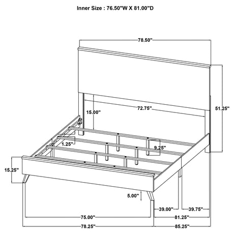 Kaywood Panel Bed - Furniture World