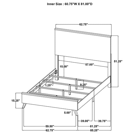 Kaywood Panel Bed - Furniture World