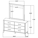 Kaywood Dresser with Mirror - Furniture World