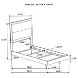 Trenton Panel Bed - Furniture World