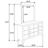 Trenton Dresser with Mirror - Furniture World