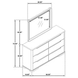 Ladera Dresser with Mirror - Furniture World
