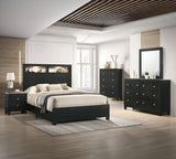 Crown Mark Furniture Cadence King Panel Bed in Black image