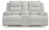 Rhines Falls Power Reclining Loveseat with Console