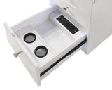 Luxo Vanity Pedestals White image