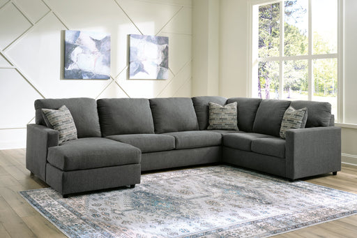 Edenfield 3-Piece Sectional with Chaise - Furniture World