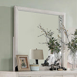 Berenice Mirror Espresso, Beige, & Brown
