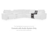 Modmax II Power Reclining Sectional with Chaise and Audio System
