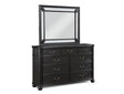 Crown Mark Furniture Kingsbury 9 Drawer Dresser in Black image