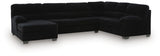 SimpleJoy 3-Piece Sectional w/ Chaise