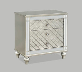 Crown Mark Furniture Cristian 2 Drawer Nightstand in Beige image