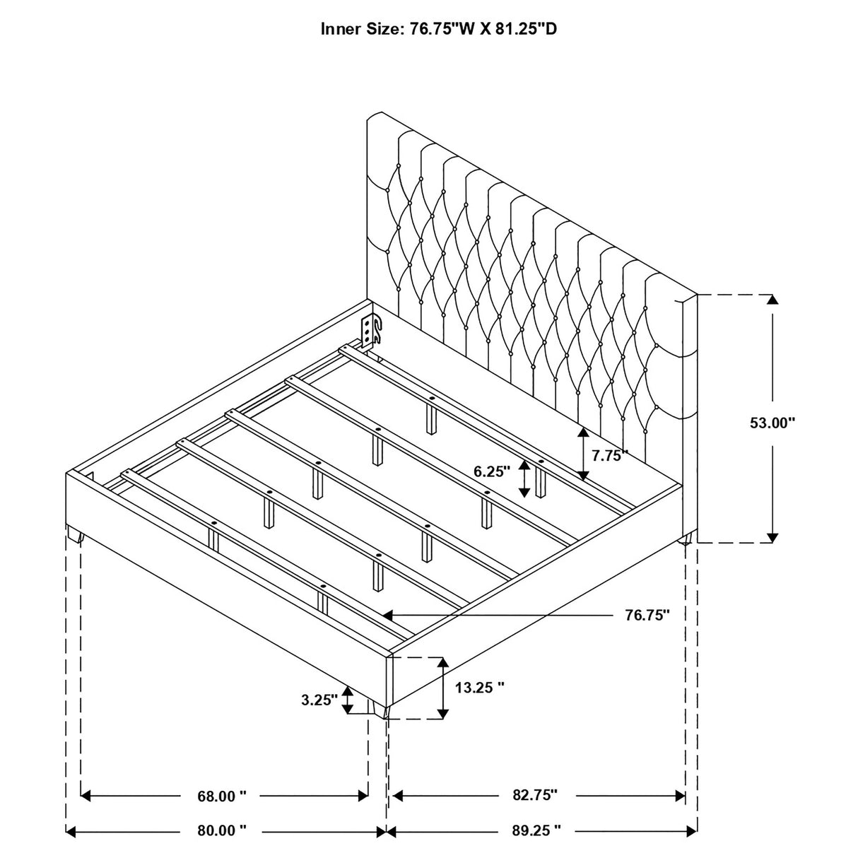 Chloe Panel Bed - Furniture World