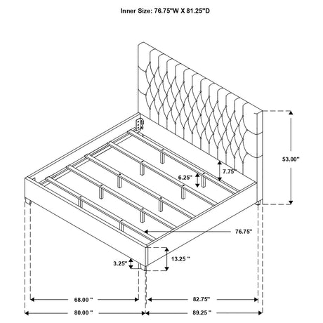 Chloe Panel Bed - Furniture World