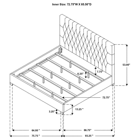 Chloe Panel Bed - Furniture World