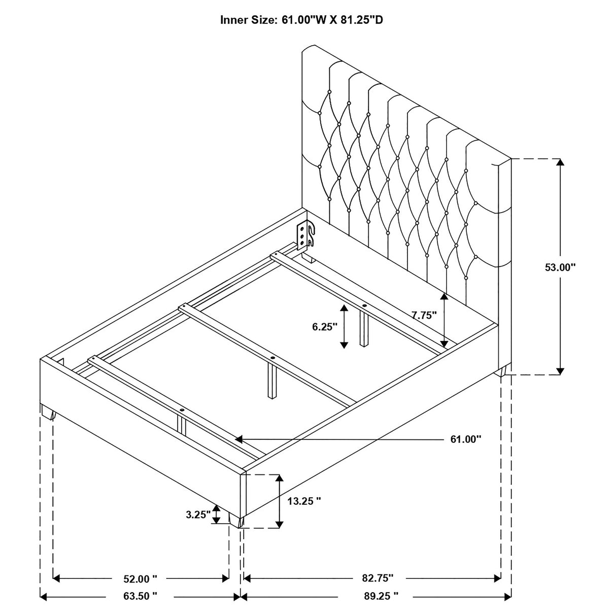Chloe Panel Bed - Furniture World